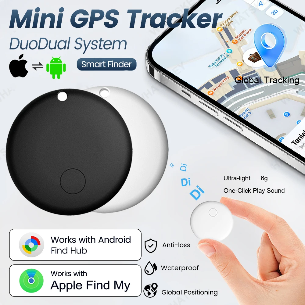 Двухсистемный GPS-трекер Google Find My для iOS и Android, Bluetooth-трекер Google Anti-Lost для собак, GPS-трекер для домашних животных, предотвращающий потерю вещей
Двухсистемный GPS-трекер Google Find My для iOS и Android, Bluetooth-трекер Google Anti-Lost для собак, GPS-трекер для домашних животных, предотвращающий потерю вещей