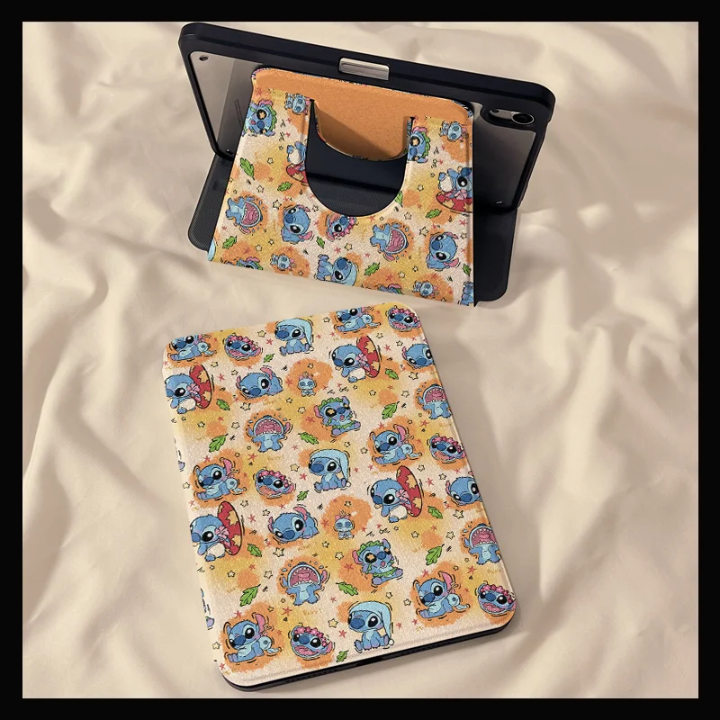 Чехол для планшета Kawaii Cartoon Stitch для 2025 11 2022 10 9th Air 3 4 5 6 7 11 дюймов Mini 6 7 Pro 2021, вращающийся защитный чехол 
Чехол для планшета Kawaii Cartoon Stitch для 2025 11 2022 10 9th Air 3 4 5 6 7 11 дюймов Mini 6 7 Pro 2021, вращающийся защитный чехол