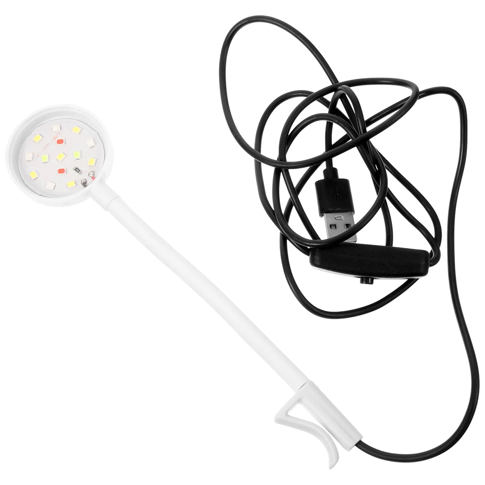 Fish Tank Light Lights Reusable Aquarium Clip-on Convenient Lamp Small Clamp White Accessory
Fish Tank Light Lights Reusable Aquarium Clip-on Convenient Lamp Small Clamp White Accessory