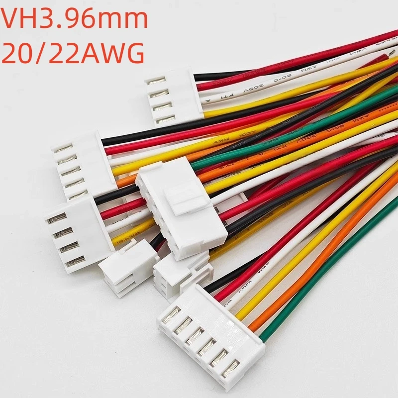 10PCS VH3.96 plug with locking terminal cable, pitch 3.96mm 20/22awg color single head double head electronic cable
10PCS VH3.96 plug with locking terminal cable, pitch 3.96mm 20/22awg color single head double head electronic cable