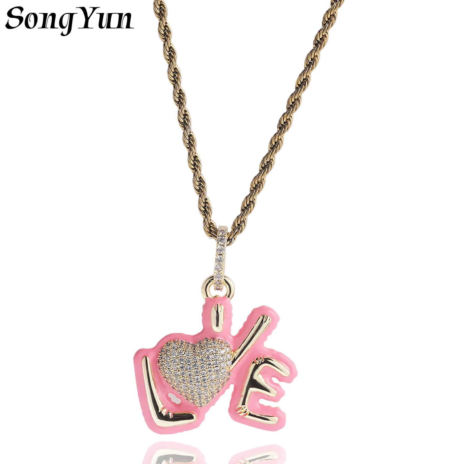 SongYun Jewelry MHT Quality Brass Necklace Pendant Chain CZ 7A Zircon Valentine Gift Glamorous Style Women Necklaces Jewelry
SongYun Jewelry MHT Quality Brass Necklace Pendant Chain CZ 7A Zircon Valentine Gift Glamorous Style Women Necklaces Jewelry