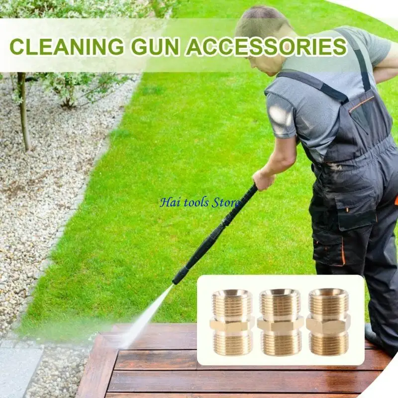X37E Brass Pressure Washer Hose Extension Adapter, Water Tight High Strength,
X37E Brass Pressure Washer Hose Extension Adapter, Water Tight High Strength,