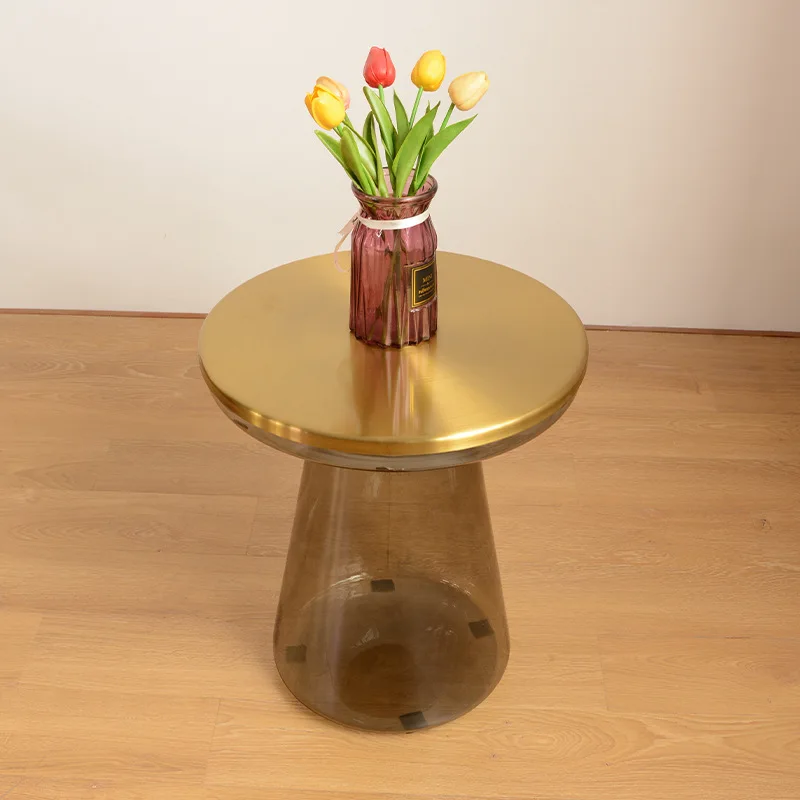 Modern tempered glass coffee table ins wabi-sabi wind round storage corner few small apartment living room sofa side few storage
Modern tempered glass coffee table ins wabi-sabi wind round storage corner few small apartment living room sofa side few storage