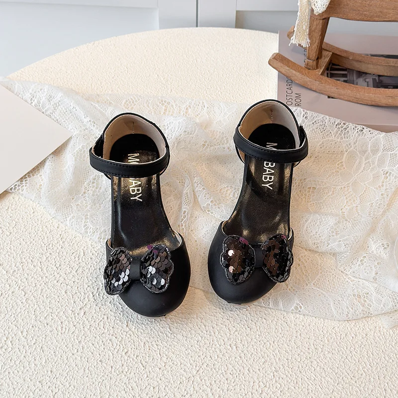Bling Sequins Dance Pump Shoe Kid Girl Elegant Round Toe Bowknot Design Heel Shoes Kids' versatile Party Dress Princess Zapato
Bling Sequins Dance Pump Shoe Kid Girl Elegant Round Toe Bowknot Design Heel Shoes Kids' versatile Party Dress Princess Zapato