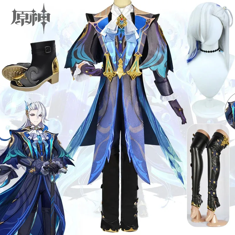 Genshin Impact Cosplay Neuvillette Game Cosplay Costumes Wig Shoes Anime Neuvillette Suits Halloween Party Disfraz Women Men
Genshin Impact Cosplay Neuvillette Game Cosplay Costumes Wig Shoes Anime Neuvillette Suits Halloween Party Disfraz Women Men