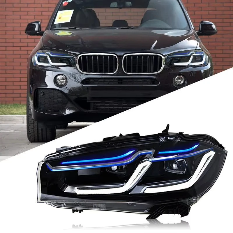 Высококачественные светодиодные передние фары для BMW X5 F15 2014-2018, модель нового года, для кузова автомобиля, 12В
Высококачественные светодиодные передние фары для BMW X5 F15 2014-2018, модель нового года, для кузова автомобиля, 12В