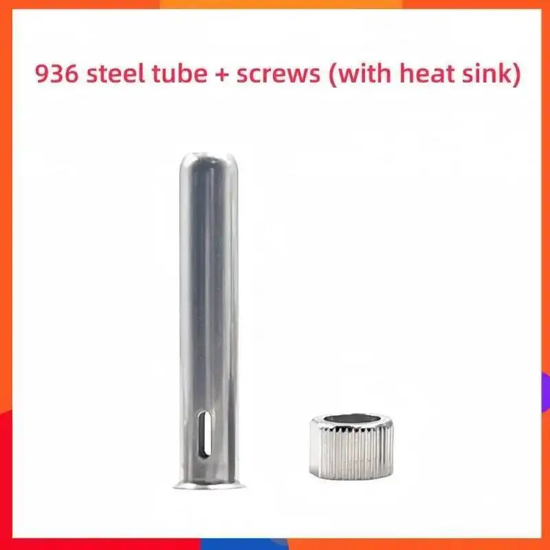 Stainless Steel Soldering Iron Station Socket Handle Adapter 936 Solder Tip Sleeve Practical Soldering Part Repair Accessories
Stainless Steel Soldering Iron Station Socket Handle Adapter 936 Solder Tip Sleeve Practical Soldering Part Repair Accessories