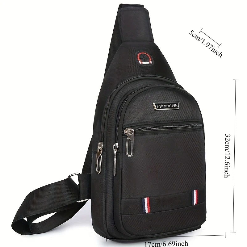 Men's breast bag One shoulder messenger bag Casual Oxford cloth Stylish and simple chest bag Portable men's backpack
Men's breast bag One shoulder messenger bag Casual Oxford cloth Stylish and simple chest bag Portable men's backpack