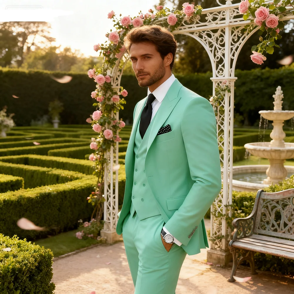 Cor sólida moda masculina ternos de negócios formais terno de casamento fino ajuste noivo smoking 3 pçs conjunto vestido pico la
Cor sólida moda masculina ternos de negócios formais terno de casamento fino ajuste noivo smoking 3 pçs conjunto vestido pico la