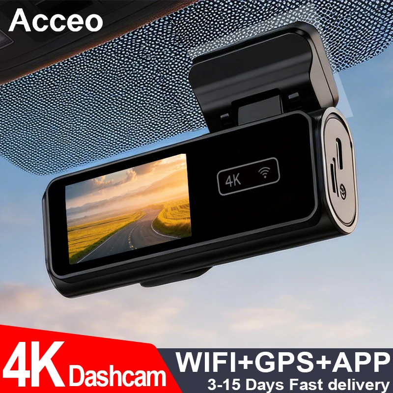 Автомобильный видеорегистратор ACCEO 4K с поддержкой Wi-Fi, двойной камерой заднего вида 1080P, GPS, ночным видением и круглосуточным мониторингом парковки, мини-видеорегистратор (черный ящик)
Автомобильный видеорегистратор ACCEO 4K с поддержкой Wi-Fi, двойной камерой заднего вида 1080P, GPS, ночным видением и круглосуточным мониторингом парковки, мини-видеорегистратор (черный ящик)