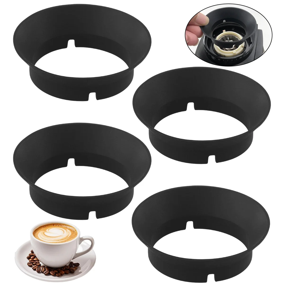 4 Pack Gasket Replacement for Baratza Encore and Virtuoso Coffee Grinders, Replacement Ring for Electric Conical Burr Grinder
4 Pack Gasket Replacement for Baratza Encore and Virtuoso Coffee Grinders, Replacement Ring for Electric Conical Burr Grinder