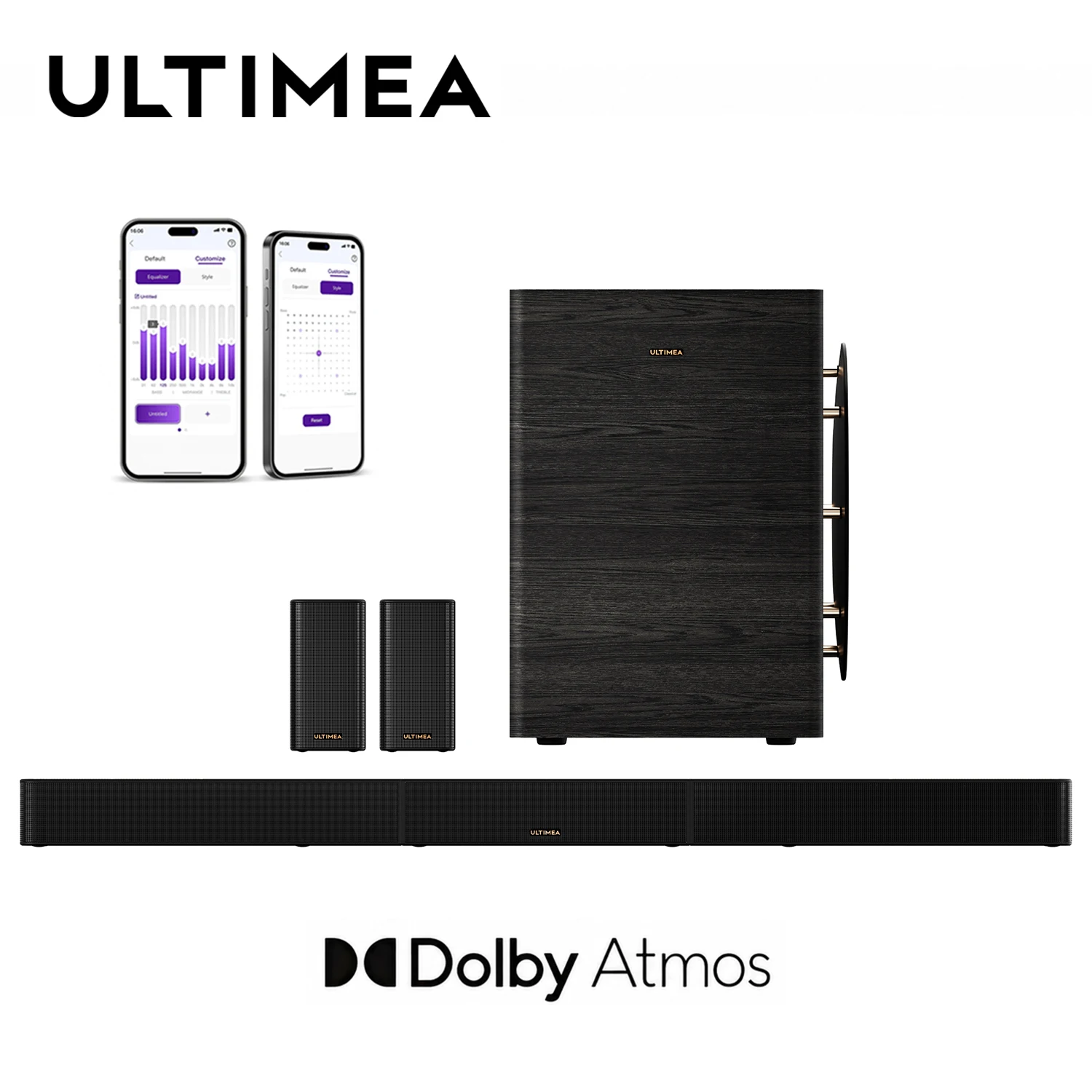 ULTIMEA 980W 7.1.4 Soundbar with Dolby Atmos&APP Control Home Theater Bluetooth Speaker TV Sound Barwith 10" Wireless Subwoofer
ULTIMEA 980W 7.1.4 Soundbar with Dolby Atmos&APP Control Home Theater Bluetooth Speaker TV Sound Barwith 10" Wireless Subwoofer