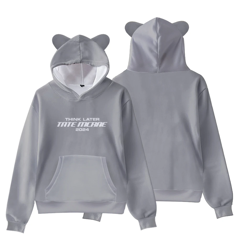 Tate Mcrae Think Later Tour Cat Ear Hoodie Women Men Sweatshirt Casual Long Sleeve Unisex Pullover
Tate Mcrae Think Later Tour Cat Ear Hoodie Women Men Sweatshirt Casual Long Sleeve Unisex Pullover