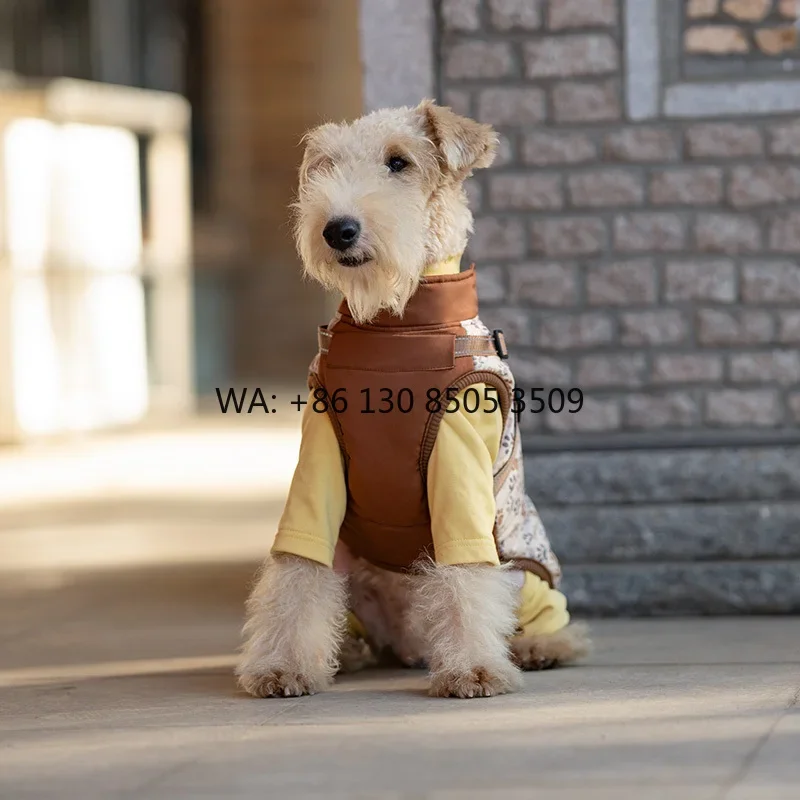 2025 Jackets for Dogs Luxury Dog Clothes Breathable Pet Apparel Solid Pattern Protective Winter Jacket for Dogs-Wholesale
2025 Jackets for Dogs Luxury Dog Clothes Breathable Pet Apparel Solid Pattern Protective Winter Jacket for Dogs-Wholesale