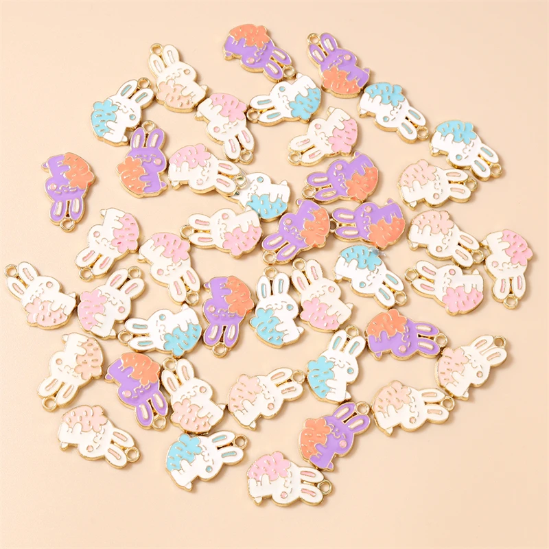 20pcs Cartoon Animal Bunny Charms Enamel Rabbit Carrot Charms Pendants for Jewelry Making Necklaces Earrings DIY Crafts Supplies
20pcs Cartoon Animal Bunny Charms Enamel Rabbit Carrot Charms Pendants for Jewelry Making Necklaces Earrings DIY Crafts Supplies