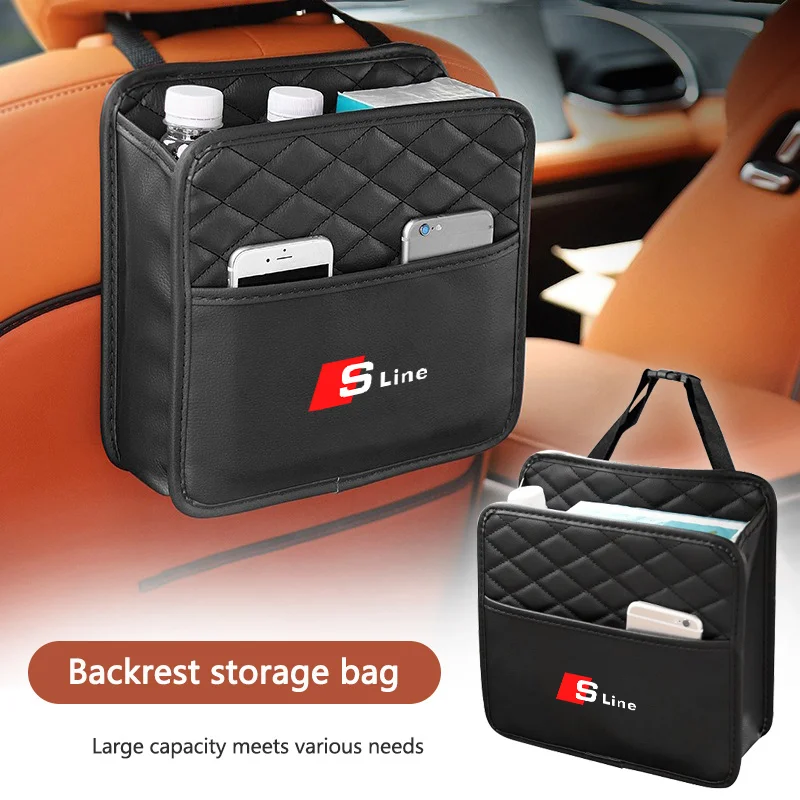 Leather Car Seat Back Storage Bag Hanging Organizer Box Accessories For Audi SLine A3 A4 A5 A6 A7 Q2 Q3 Q5 Q7 TT B5 8V 8P Q5 Q8
Leather Car Seat Back Storage Bag Hanging Organizer Box Accessories For Audi SLine A3 A4 A5 A6 A7 Q2 Q3 Q5 Q7 TT B5 8V 8P Q5 Q8