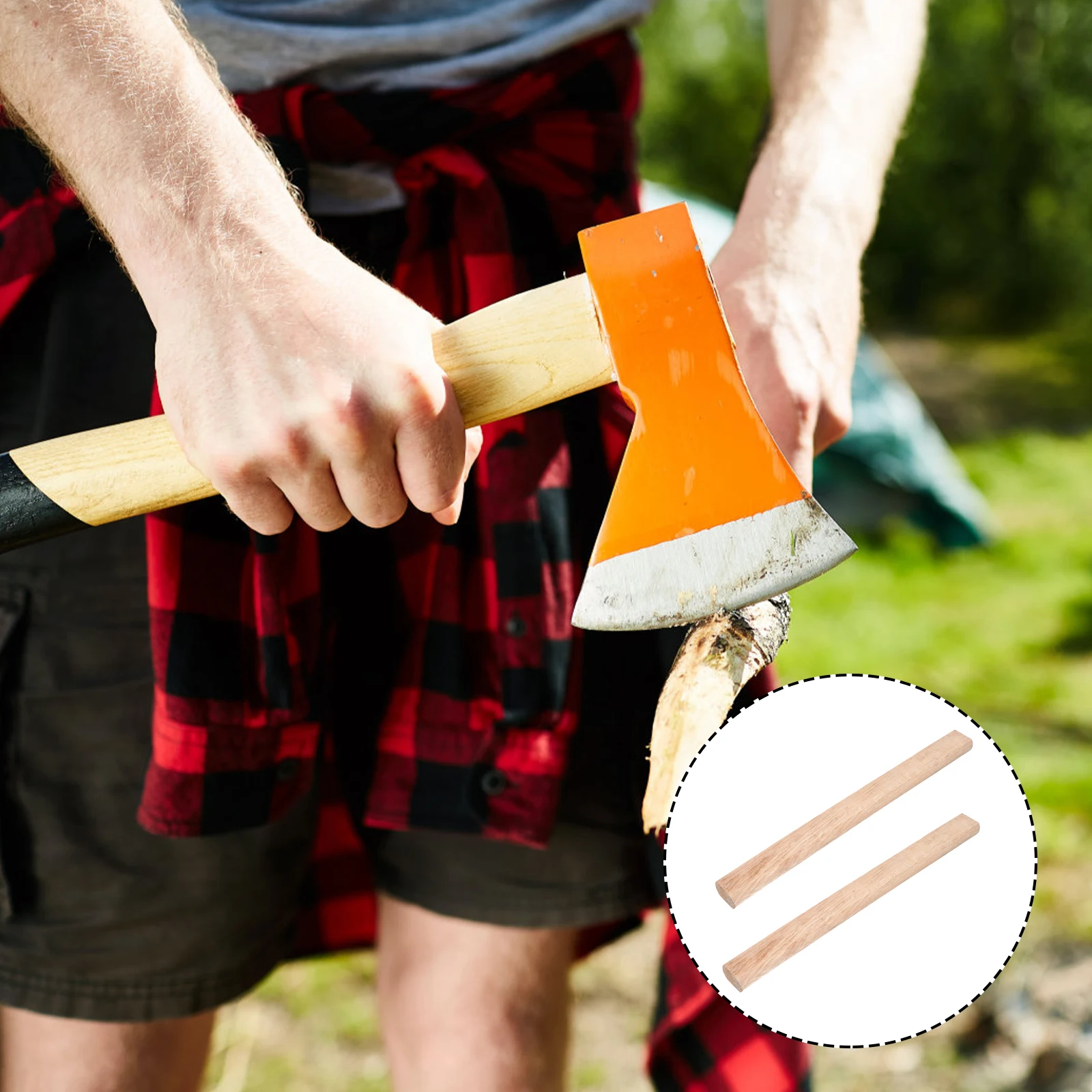 2Pcs Axe H Wooden Replacement for Hatchet Durable Long Lasting Natural Material Wide Compatibility Woodworking Tools
2Pcs Axe H Wooden Replacement for Hatchet Durable Long Lasting Natural Material Wide Compatibility Woodworking Tools