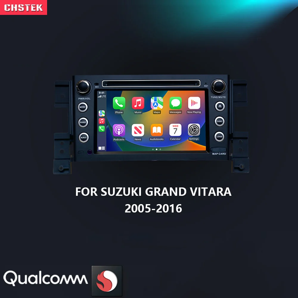 CHSTEK Car Radio Android 13 Carplay For Suzuki Grand Vitara 2005-2016 Multimedia Stereo Bluetooth Navigation WIFI 4G Automotiva
CHSTEK Car Radio Android 13 Carplay For Suzuki Grand Vitara 2005-2016 Multimedia Stereo Bluetooth Navigation WIFI 4G Automotiva