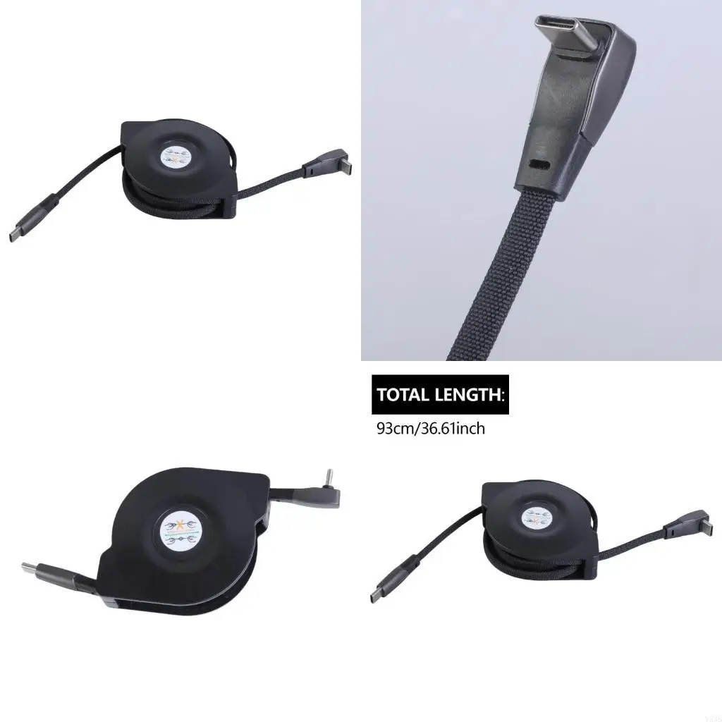 Y5JB 90 градусов типа C PD65W Втягивающий USB C Кабель данных для эффективного зарядного шнура
Y5JB 90 градусов типа C PD65W Втягивающий USB C Кабель данных для эффективного зарядного шнура