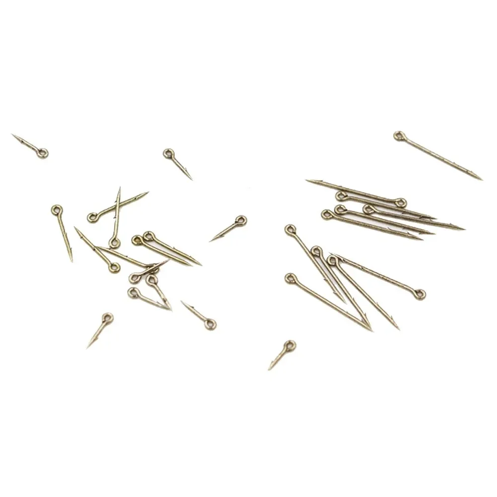 Metal Boilies Pins Tackle Stainless Steel Terminal Barbed Carp Feeder Fishing Lightweight Maggot New Practical
Metal Boilies Pins Tackle Stainless Steel Terminal Barbed Carp Feeder Fishing Lightweight Maggot New Practical