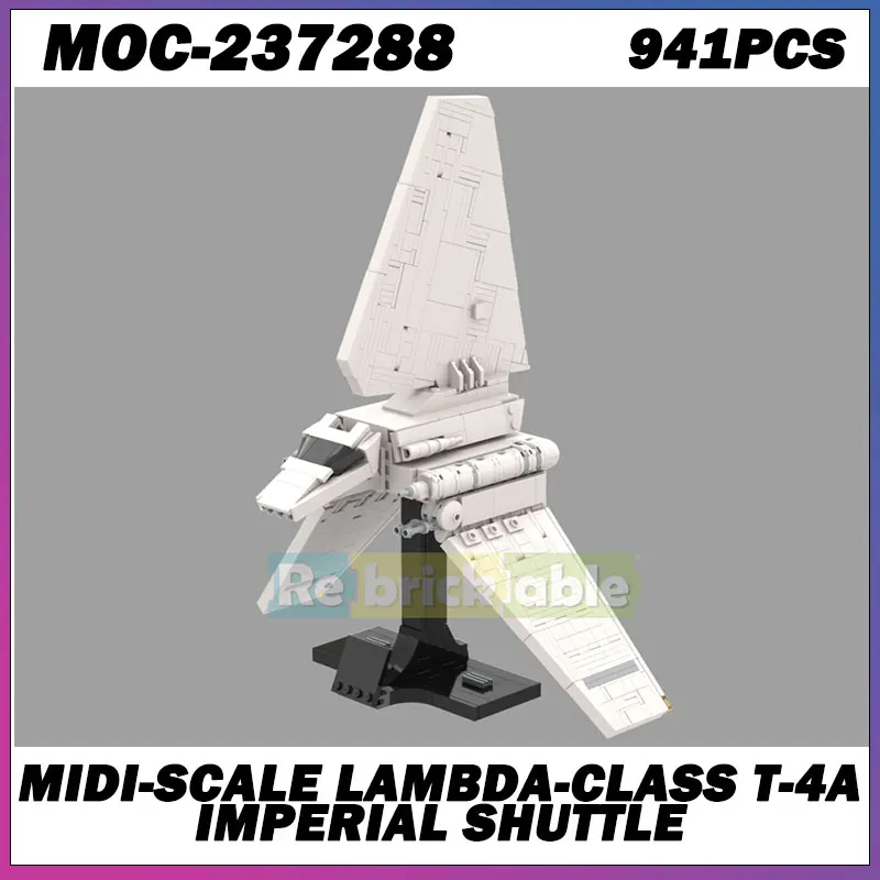 MOC Building Block Space Wars Series White Spaceship Creative Brick Model Education Toy Birthday Adults Gifts MOC-237288 941PCS
MOC Building Block Space Wars Series White Spaceship Creative Brick Model Education Toy Birthday Adults Gifts MOC-237288 941PCS