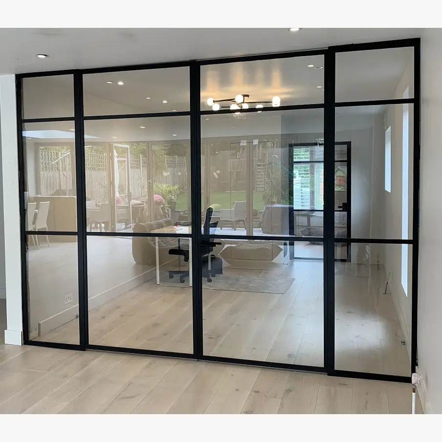 Modern Aluminum Alloy Tempered Glass French Door Living Room Partition French Double Doors Manual French Style Hinged Doors
Modern Aluminum Alloy Tempered Glass French Door Living Room Partition French Double Doors Manual French Style Hinged Doors