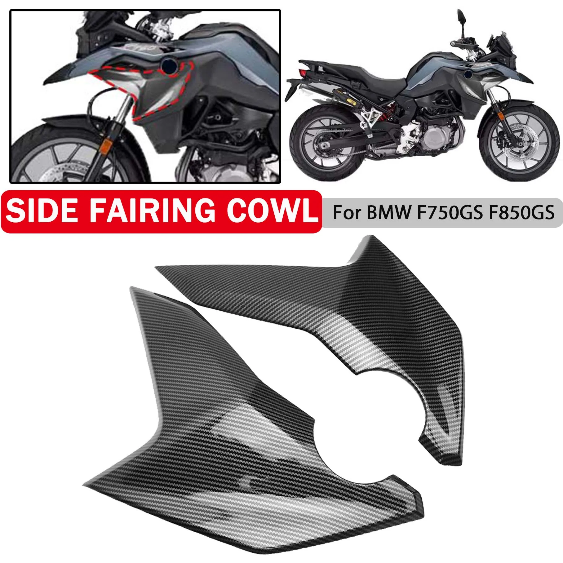 Motorcycle Side Fairing Cowling Cowl Fuel Tank Side Plate Guard For BMW F750GS F850GS F 750GS 850GS 750 850 Surround Aerodynamic
Motorcycle Side Fairing Cowling Cowl Fuel Tank Side Plate Guard For BMW F750GS F850GS F 750GS 850GS 750 850 Surround Aerodynamic