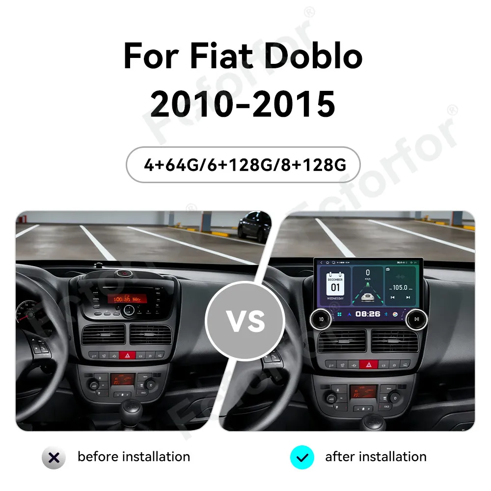 Ultra Large 11.5 Inch HD Touch Screen Android 15 Car Stereo Wireless CarPlay GPS Navi Auto Head Unit For Fiat Doblo 2010-2015
Ultra Large 11.5 Inch HD Touch Screen Android 15 Car Stereo Wireless CarPlay GPS Navi Auto Head Unit For Fiat Doblo 2010-2015