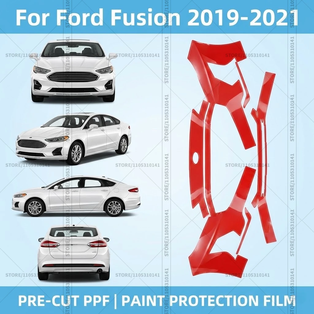 Pre-Cut Paint Protection Film PPF Transparent Car Film Professional Automotive PPF Front Bumper For Ford Fusion 2019-2021
Pre-Cut Paint Protection Film PPF Transparent Car Film Professional Automotive PPF Front Bumper For Ford Fusion 2019-2021
