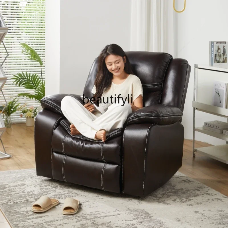 F Real cowhide enlarged electric single function space first-class sofa cabin reclining, rocking chair living room
F Real cowhide enlarged electric single function space first-class sofa cabin reclining, rocking chair living room