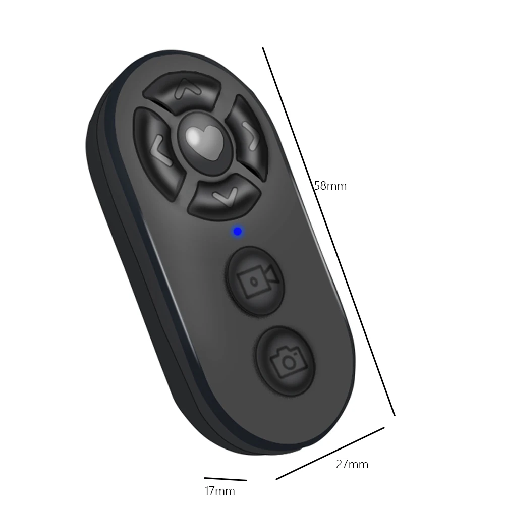 7 Buttons Wireless Phone Selfie Photo Shutter Bluetooth-Compatible Smart Remote Universal Remote Control for Photos and Videos
7 Buttons Wireless Phone Selfie Photo Shutter Bluetooth-Compatible Smart Remote Universal Remote Control for Photos and Videos