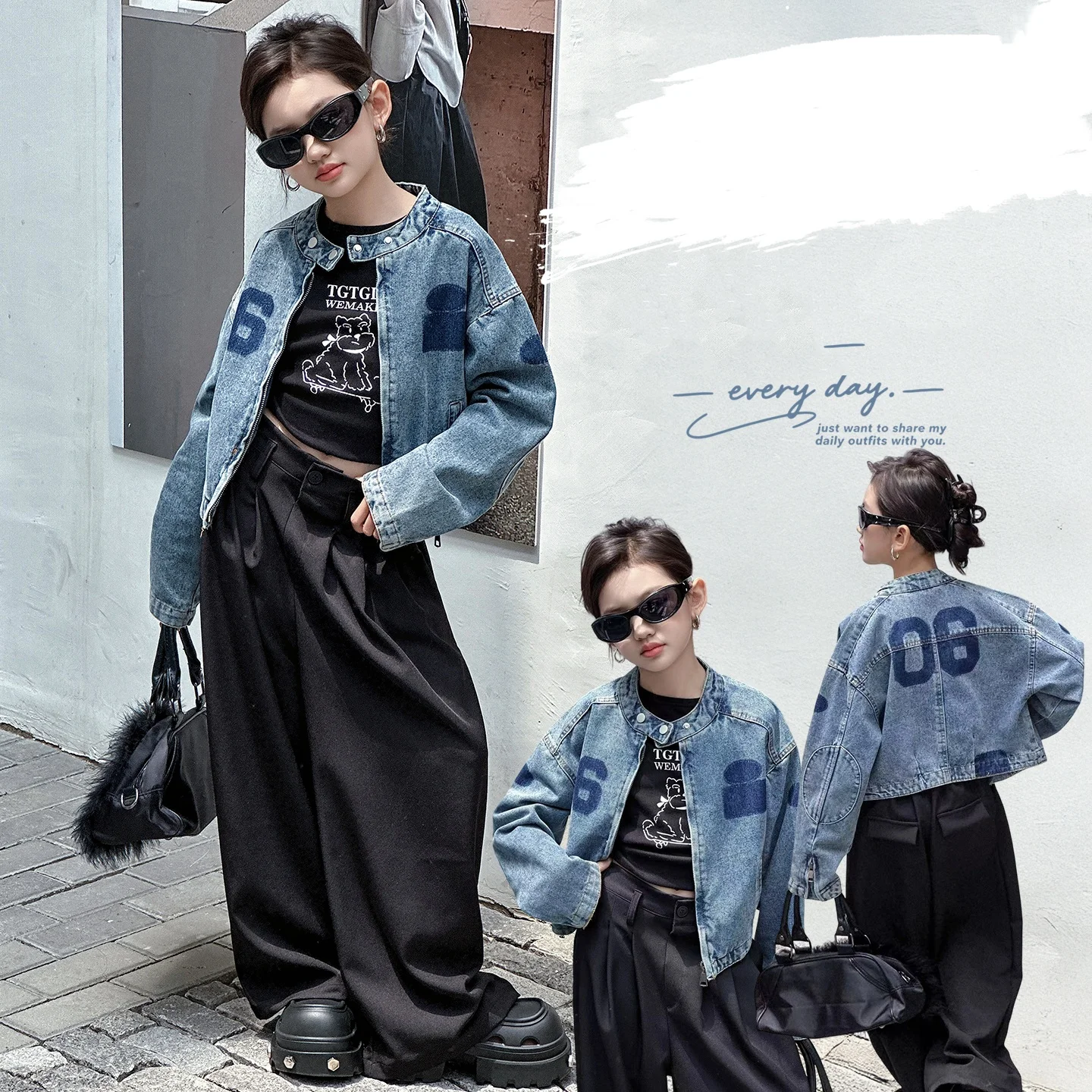 Kids Jacket Spring Autumn Coat Ages 4-14Y Girl Casual Fashion Denim Top Tween Number Printed Jacket Child Korean Style Outwear
Kids Jacket Spring Autumn Coat Ages 4-14Y Girl Casual Fashion Denim Top Tween Number Printed Jacket Child Korean Style Outwear