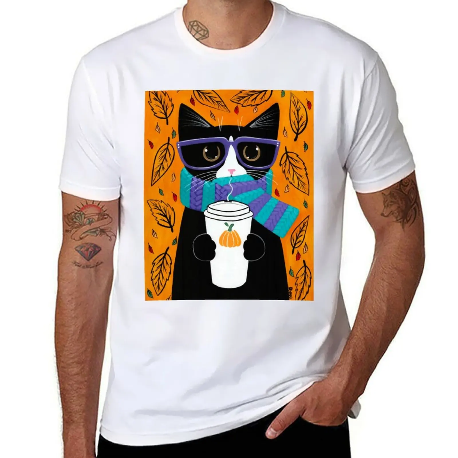 Autumn Tuxedo Coffee Cat T-Shirt funny t shirts man t shirt custom print T-Shirt
Autumn Tuxedo Coffee Cat T-Shirt funny t shirts man t shirt custom print T-Shirt