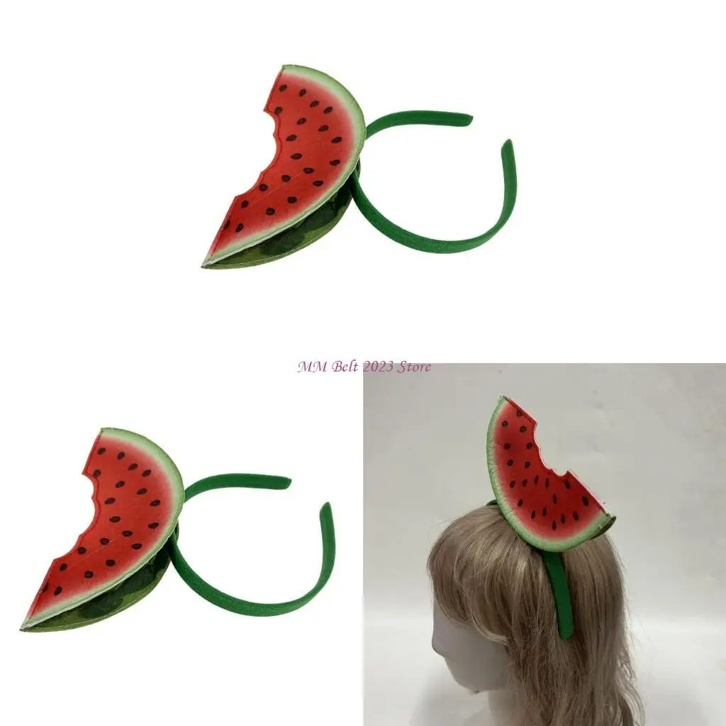 49ME 3D Watermelon Theme Hairhoop Hawaiian Styles Headwear Cosplay Headband for Tropical Themed Gatherings and Dance Shows
49ME 3D Watermelon Theme Hairhoop Hawaiian Styles Headwear Cosplay Headband for Tropical Themed Gatherings and Dance Shows