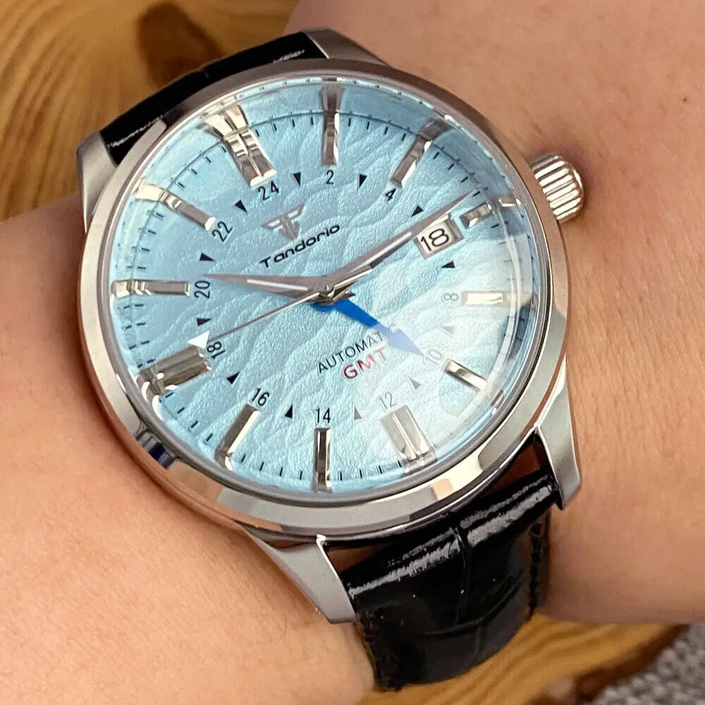 Tandorio 40MM Automatic NH34A Movement Watch For Men Fit 200m Waterproof Dome Sapphire Crystal Mechanical Watches 316L Bracelet
Tandorio 40MM Automatic NH34A Movement Watch For Men Fit 200m Waterproof Dome Sapphire Crystal Mechanical Watches 316L Bracelet