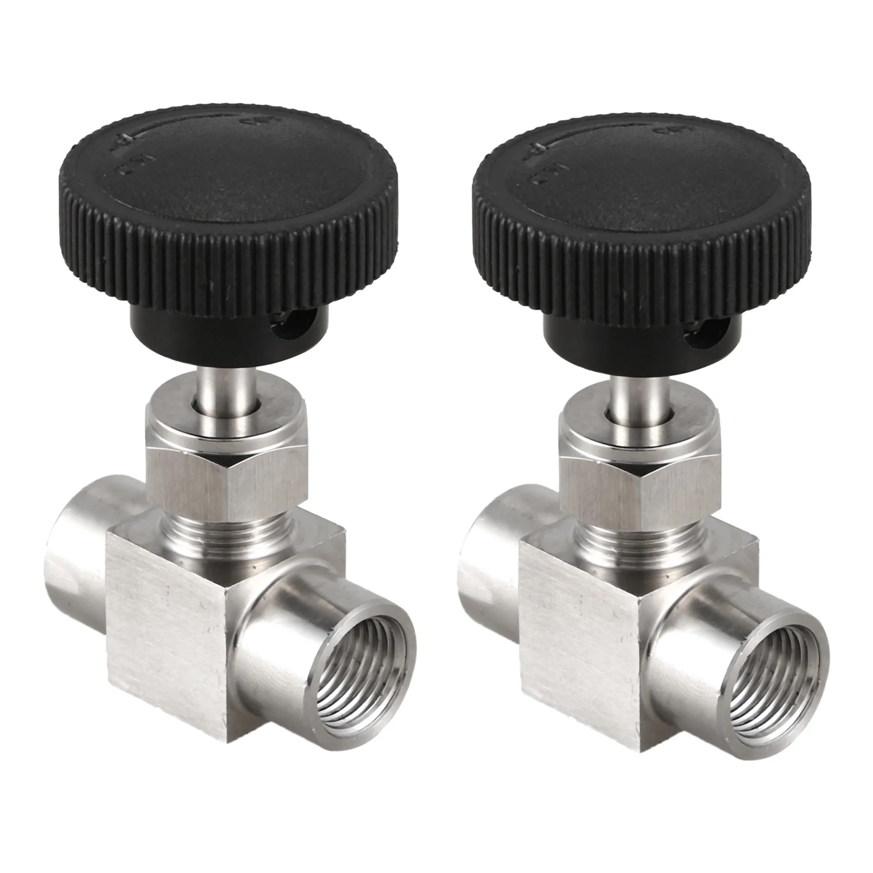 2X 1/4 Inch BSP Equal Female Thread SS 304 Stainless Steel Flow Control Shut Off Needle Valve
2X 1/4 Inch BSP Equal Female Thread SS 304 Stainless Steel Flow Control Shut Off Needle Valve