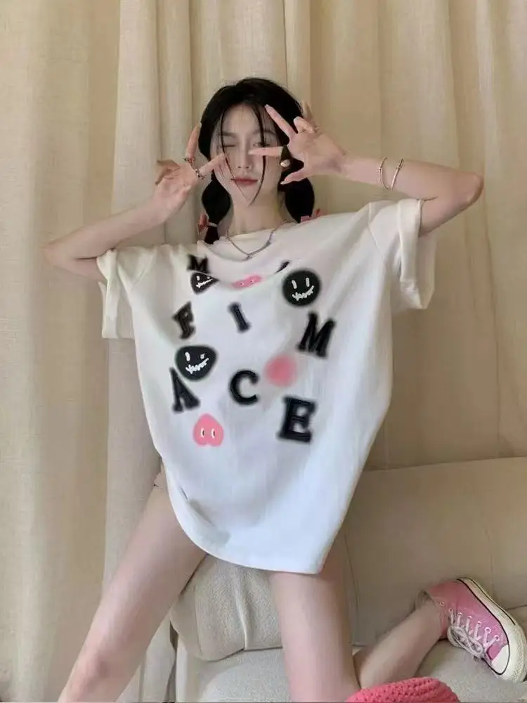 Short Sleeve T-Shirts Womens Neutral Lightweight Comfortable Cotton Relaxed Fit Basic Simple Everyday Summer Casual Aesthetic
Short Sleeve T-Shirts Womens Neutral Lightweight Comfortable Cotton Relaxed Fit Basic Simple Everyday Summer Casual Aesthetic