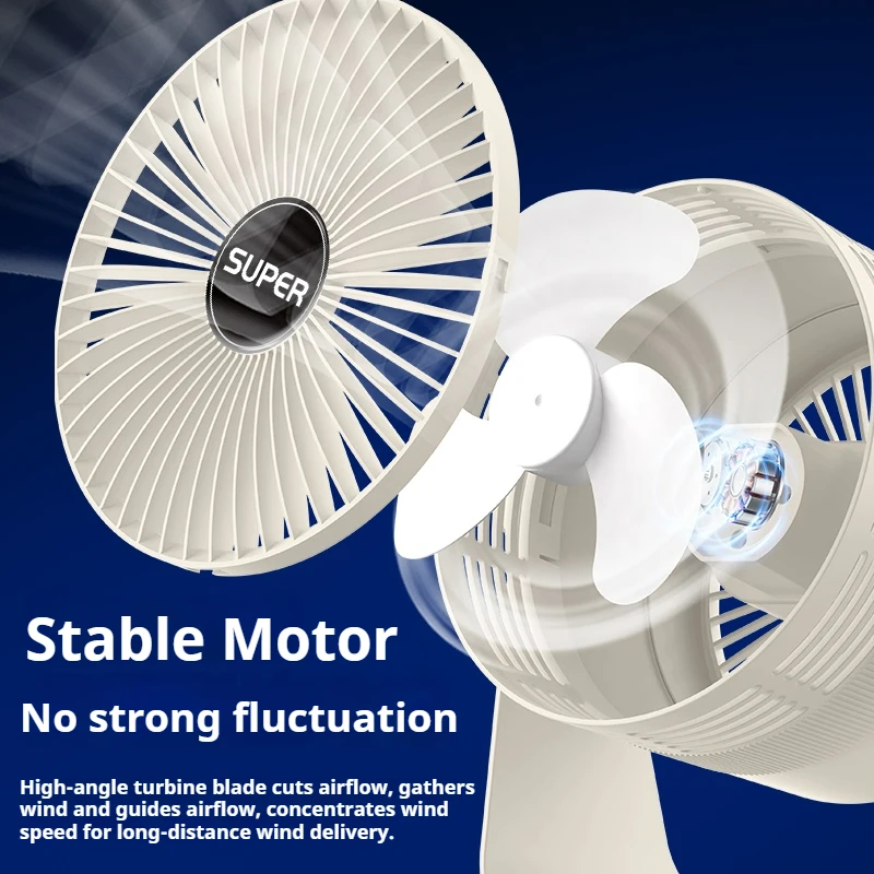 Portable Desktop Air Circulation Fan Mini Cooling Fan with 3 Wind Speeds,Strong wind power, gentle and cool airflow
Portable Desktop Air Circulation Fan Mini Cooling Fan with 3 Wind Speeds,Strong wind power, gentle and cool airflow