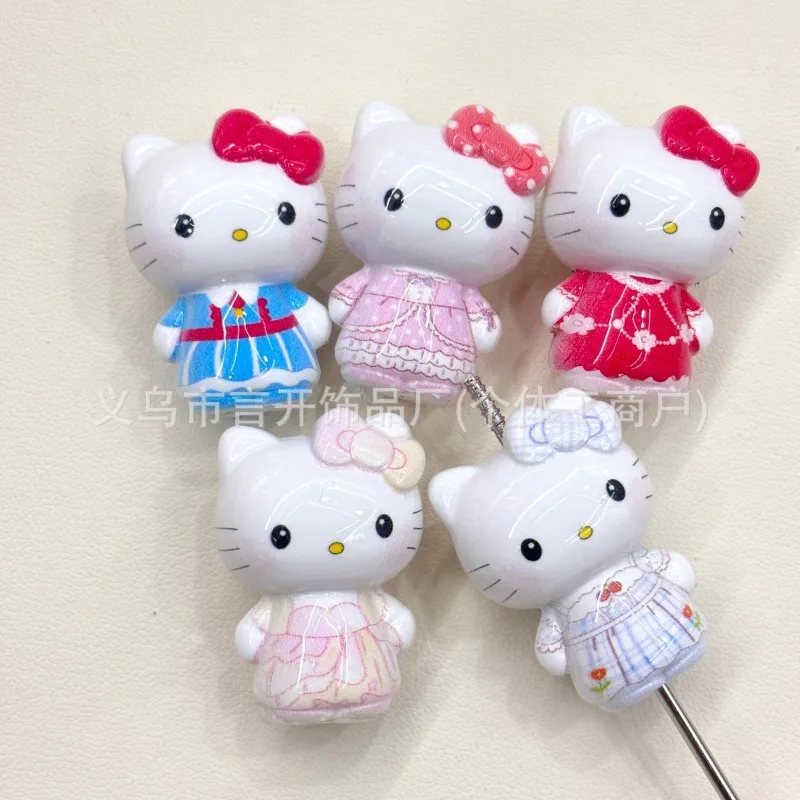Cartoon Anime Hello Kitty beads Miniature Ornament Model Desktop Handmade DIY Keychain jewelry Pendant Accessories Materials
Cartoon Anime Hello Kitty beads Miniature Ornament Model Desktop Handmade DIY Keychain jewelry Pendant Accessories Materials