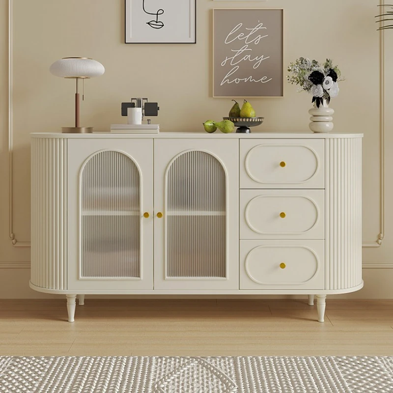 French white side cabinet wooden glass living room sideboard light luxury buffet de salon meuble luxe moderne kitchen furniture
French white side cabinet wooden glass living room sideboard light luxury buffet de salon meuble luxe moderne kitchen furniture