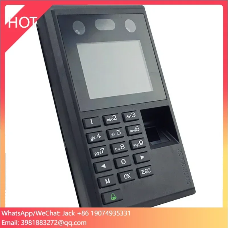 Face Recognition Time Attendance And Access Control All-in-one Machine Support Face,Fingerprint,Codes And Rfid Card