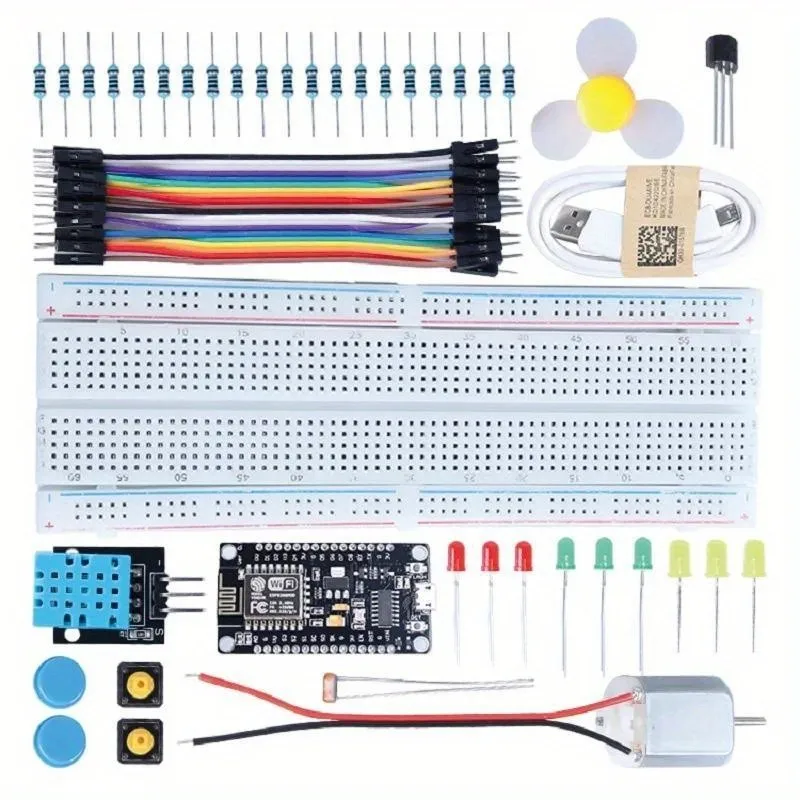 Стартовый комплект ESP32 и ESP8266 для обучения электронике для проекта программирования, домашняя автоматизация, комплект Wi-Fi с кодами + электронный
Стартовый комплект ESP32 и ESP8266 для обучения электронике для проекта программирования, домашняя автоматизация, комплект Wi-Fi с кодами + электронный