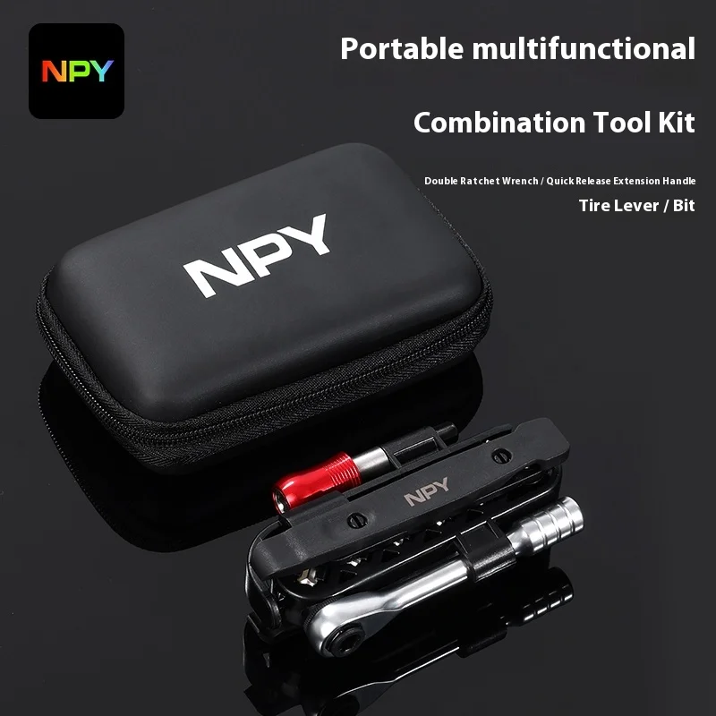 NPY портативный гаечный ключ с трещоткой, набор инструментов, многофункциональные велосипедные инструменты, быстроразъемные велосипедные аксессуары, MTB, дорожный велосипед, колесо Truing
NPY портативный гаечный ключ с трещоткой, набор инструментов, многофункциональные велосипедные инструменты, быстроразъемные велосипедные аксессуары, MTB, дорожный велосипед, колесо Truing