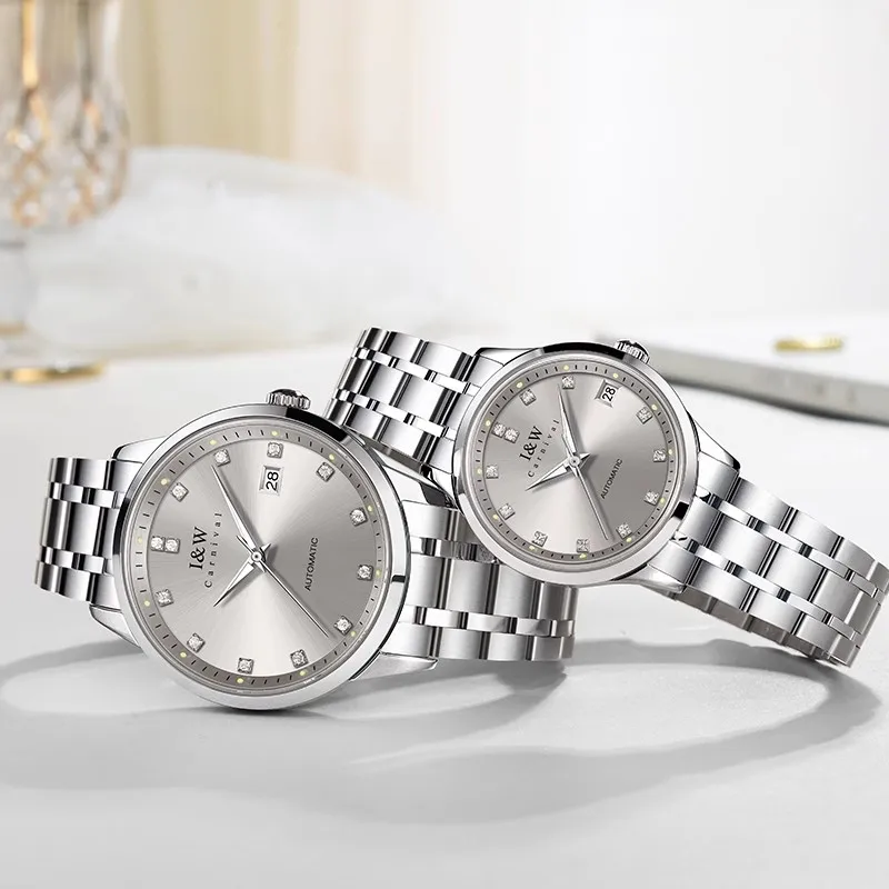 CARNIVAL Brand Mechanical Watches Luxury Sapphire MIYOTA Movement Automatic Wrist Watches Waterproof for Men Women Reloj Hombre
CARNIVAL Brand Mechanical Watches Luxury Sapphire MIYOTA Movement Automatic Wrist Watches Waterproof for Men Women Reloj Hombre