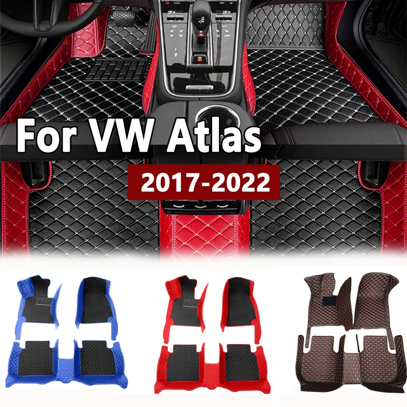 Автомобильные коврики для VW Atlas Teramont CA1 2017 ~ 2022, автомобильные внутренние детали, напольный ковер, роскошный кожаный коврик, автомобильные аксессуары
Автомобильные коврики для VW Atlas Teramont CA1 2017 ~ 2022, автомобильные внутренние детали, напольный ковер, роскошный кожаный коврик, автомобильные аксессуары