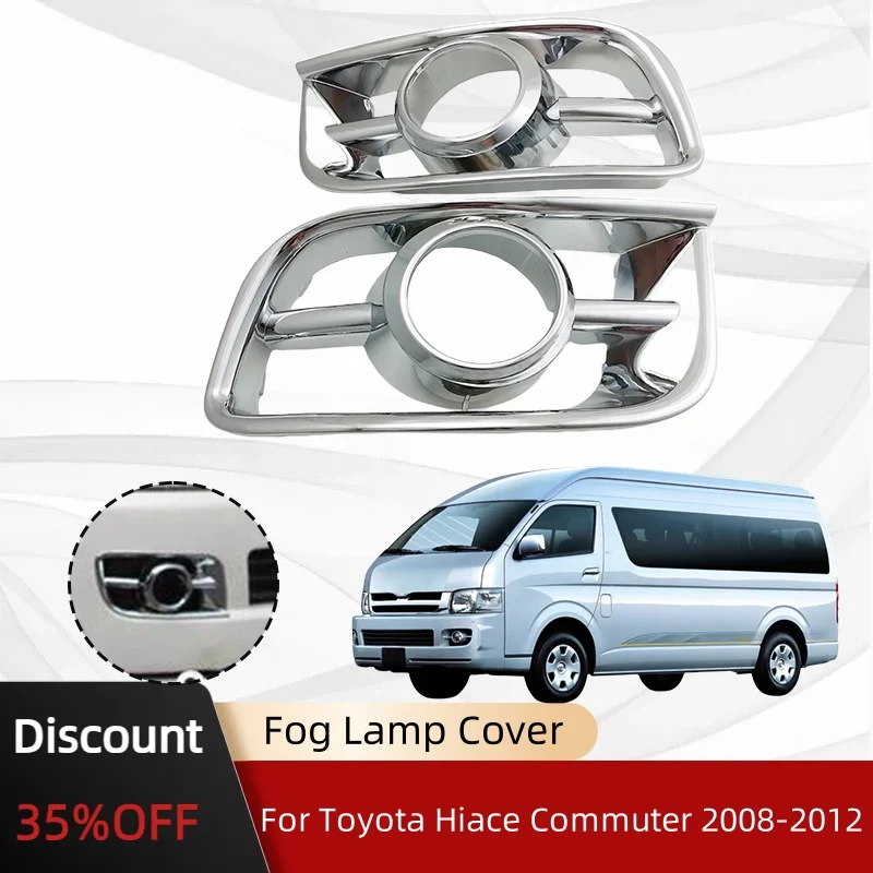 Silver ABS Chrome Car Fog Lamp Cover For Toyota Hiace Commuter 2008 2009 2000 2010 2011 2012 Fog light decoration
Silver ABS Chrome Car Fog Lamp Cover For Toyota Hiace Commuter 2008 2009 2000 2010 2011 2012 Fog light decoration