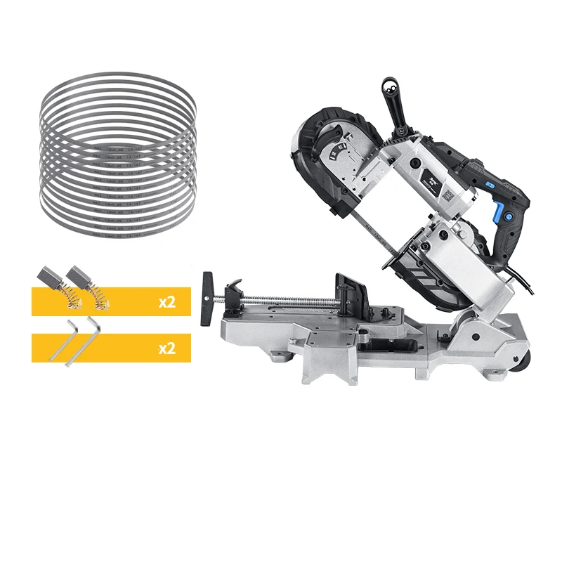 1100W Multifunctional Band Saw Machine Small Horizontal Metal Stainless Steel Aluminum Cutting Machine High Precision 45° Saw Ma
1100W Multifunctional Band Saw Machine Small Horizontal Metal Stainless Steel Aluminum Cutting Machine High Precision 45° Saw Ma