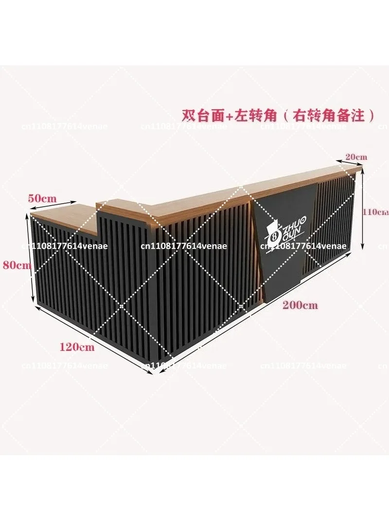 Industrial Style Bar Checkout Counter Vintage Front Desk for Restaurant BBQ Billiards Club Modern Reception
Industrial Style Bar Checkout Counter Vintage Front Desk for Restaurant BBQ Billiards Club Modern Reception