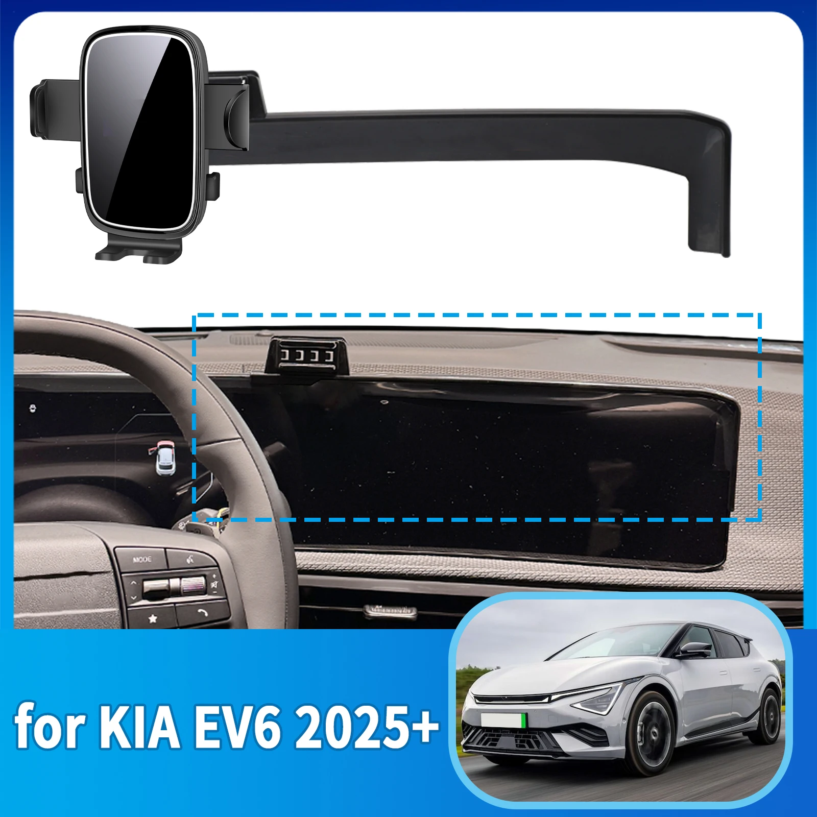 fit for KIA EV6 2025 2026 2027 Phone Holder, Dashboard Screen Mount Bracket Easy Installation Car accessoires
fit for KIA EV6 2025 2026 2027 Phone Holder, Dashboard Screen Mount Bracket Easy Installation Car accessoires