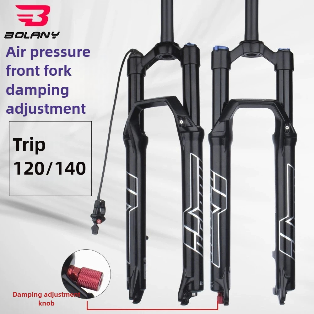 Регулируемая воздушная вилка Bolany-Damping для горного велосипеда, алюминиевый сплав, управление замком хода, амортизатор, аксессуары для велосипеда, 120 мм, 140 мм
Регулируемая воздушная вилка Bolany-Damping для горного велосипеда, алюминиевый сплав, управление замком хода, амортизатор, аксессуары для велосипеда, 120 мм, 140 мм